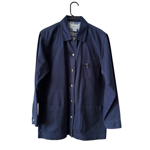 Cabin Creek Button Up Chore Coat Jacket Size M Blue Cabincore Outdoors Minimal - Picture 1 of 10